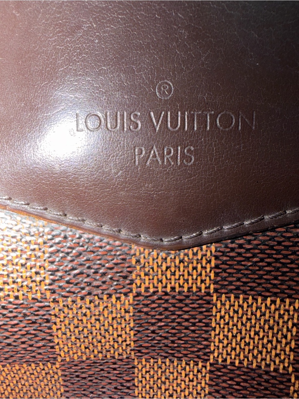 SOLD!!! Louis Vuitton Damier Ebene Westminster PM Shoulder Bag with Gold Hardwar - Picture 4 of 10